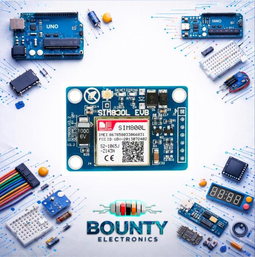 حساس بطاقة SIM800L ازرق