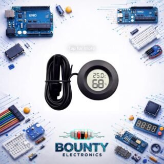 وحدة قياس درجة الحرارة والرطوبة ذات لوحة دائرية مزودة بمسبار