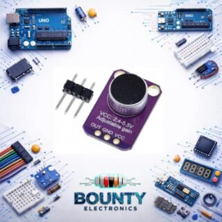 وحدة ميكروفون مزودة بمضخم صوت MAX4466