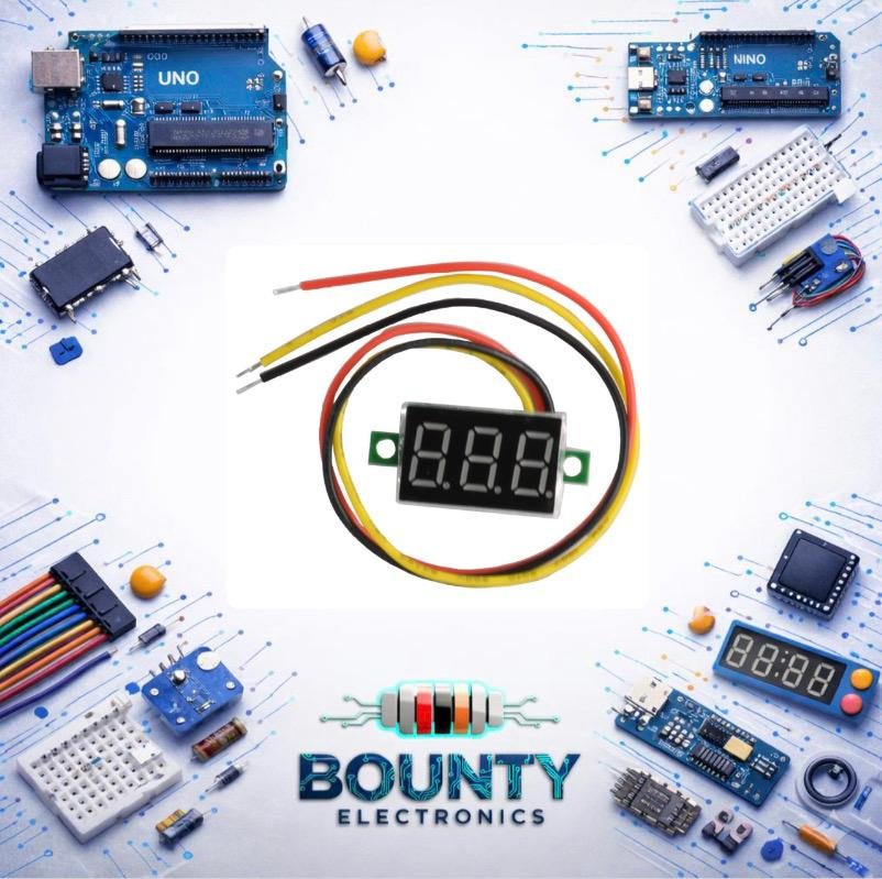 وحدة فولتميتر ثلاثية الأسلاك 100V 0.36INCH