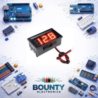 وحدة فولتميتر مقاومة للماء ثنائية الأسلاك 3V-18V 0.56INCH