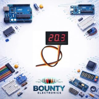 وحدة فولتميتر لوحة حمراء ثلاثية الأسلاك 100V 0.56INCH