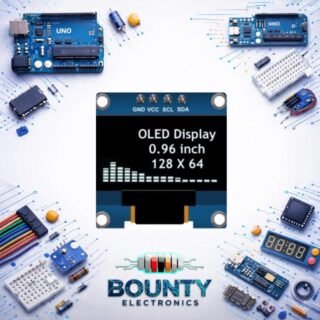 وحدة OLED بيضاء مقاس 0.96INCH