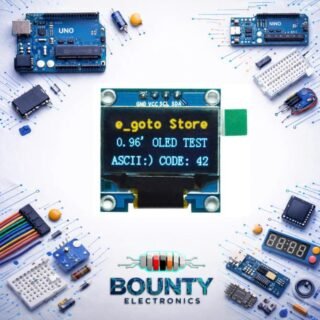 وحدة OLED صفراء-زرقاء مقاس 0.96INCH