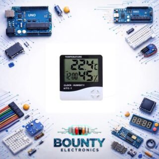 مقياس حرارة، ومقياس رطوبة، وساعة