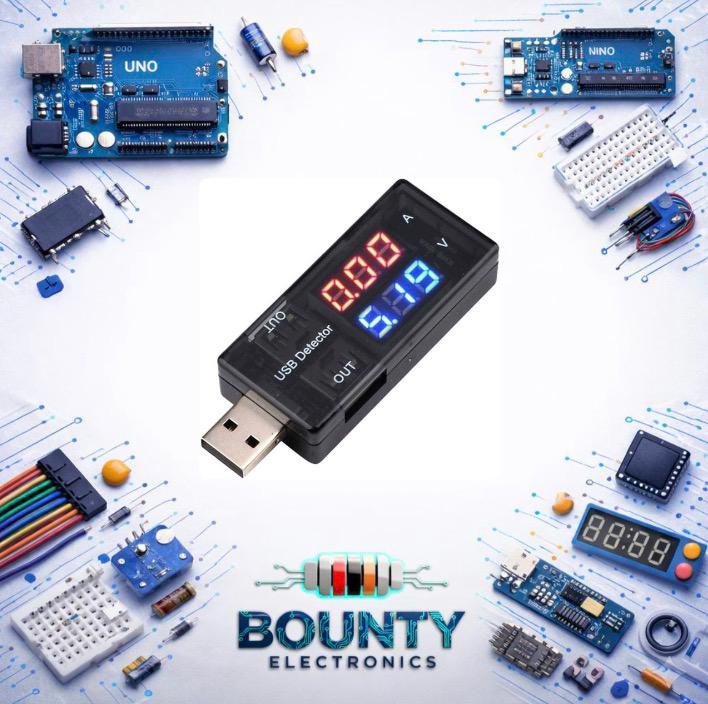 وحدة USB TASTER (فولتميتر وأميتر)