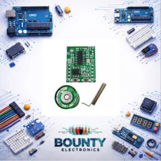 وحدة اتصال لاسلكي مع هوائي ومكبر صوت