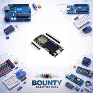 وحدة عرض OLED وواي فاي NODEMCU ESP-12E CP2102