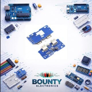 وحدة بنك طاقة مزودة بمنفذين ومؤشر5V 2A