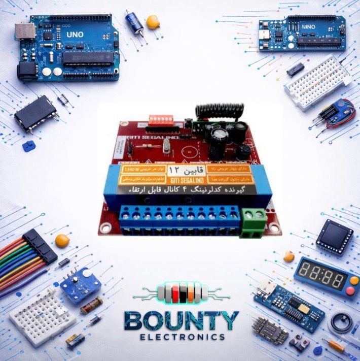 جهاز استقبال رباعي القنوات BRAND GSN 12-35V